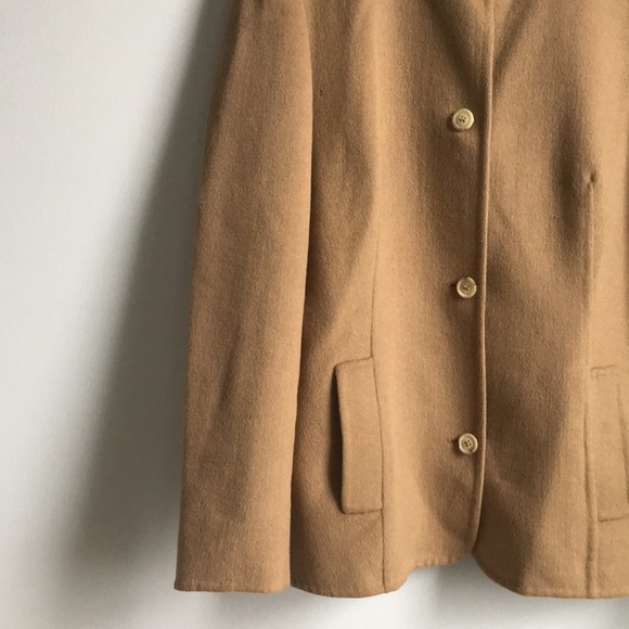 Cashmere, Angora Virgin Lambswool & Silk Vintage Coat - Picture 3 of 7